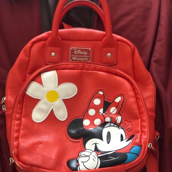 Loungefly Handbags - Loungefly Minnie Mouse Retro Mini Backpack